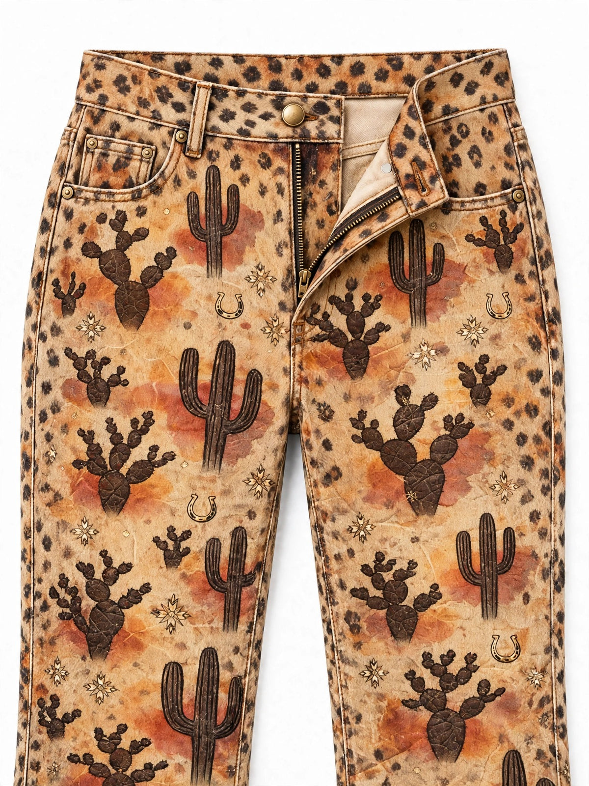 Desert Horseshoe Ranch Flare Jeans