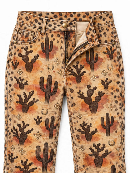 Desert Horseshoe Ranch Flare Jeans