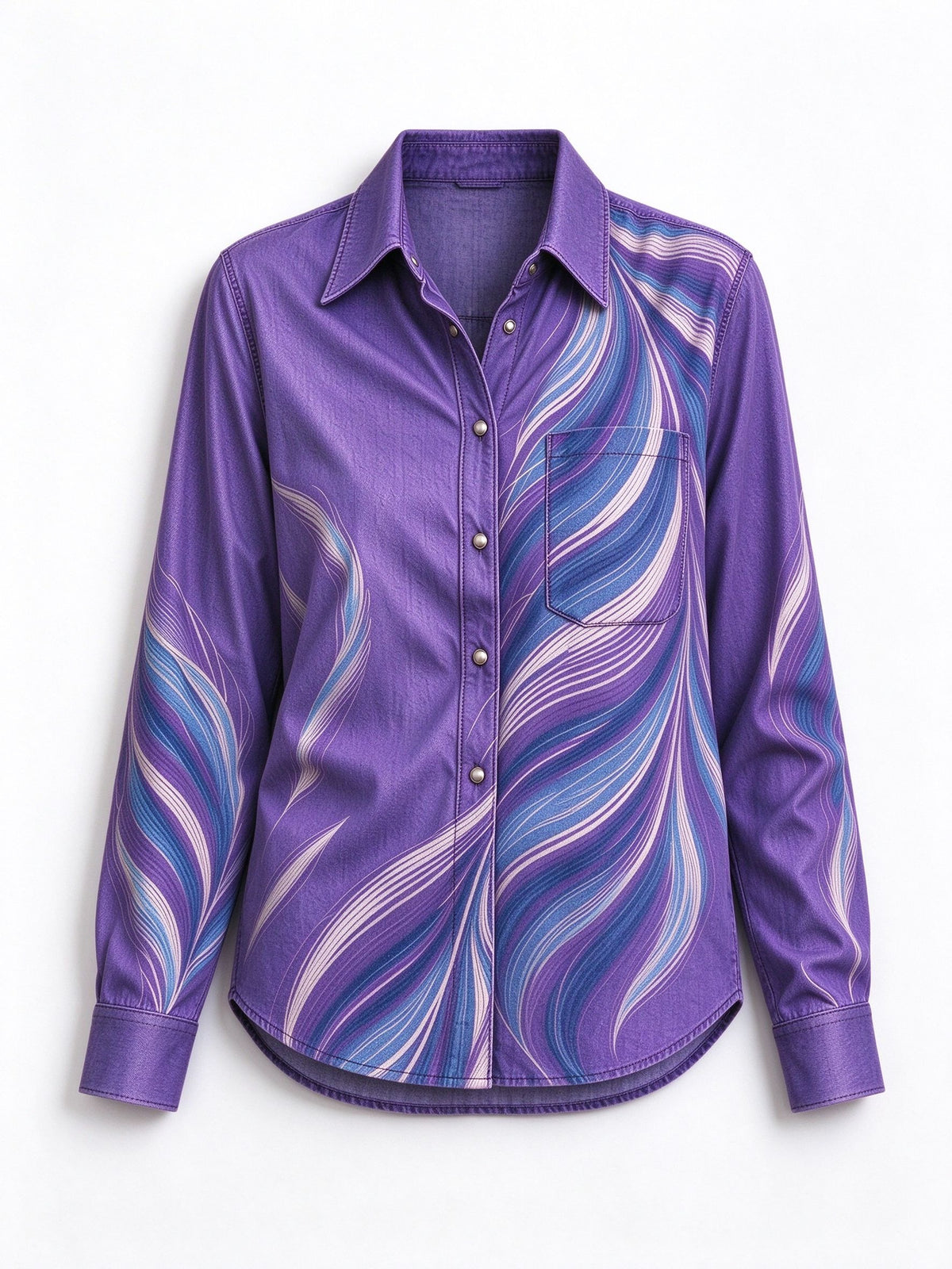 Ridge Stampede Long Sleeve Denim Shirt