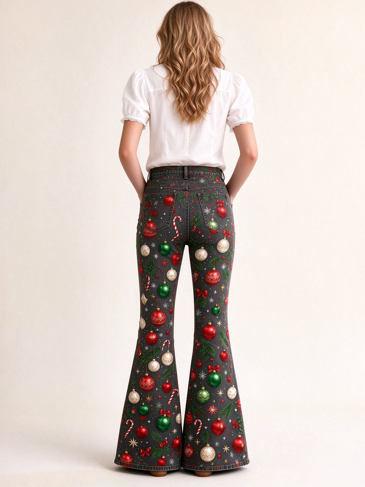 Rodeo Ornament Roundup Flare Jeans