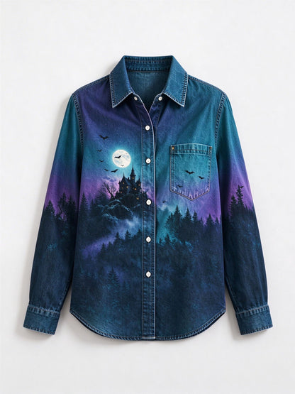 Moonlit Mesa Long Sleeve Denim Shirt