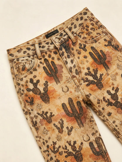 Desert Horseshoe Ranch Flare Jeans