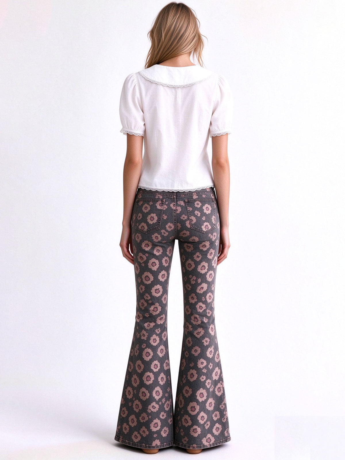 Prairie Rose Bloom 067 Flare Jeans