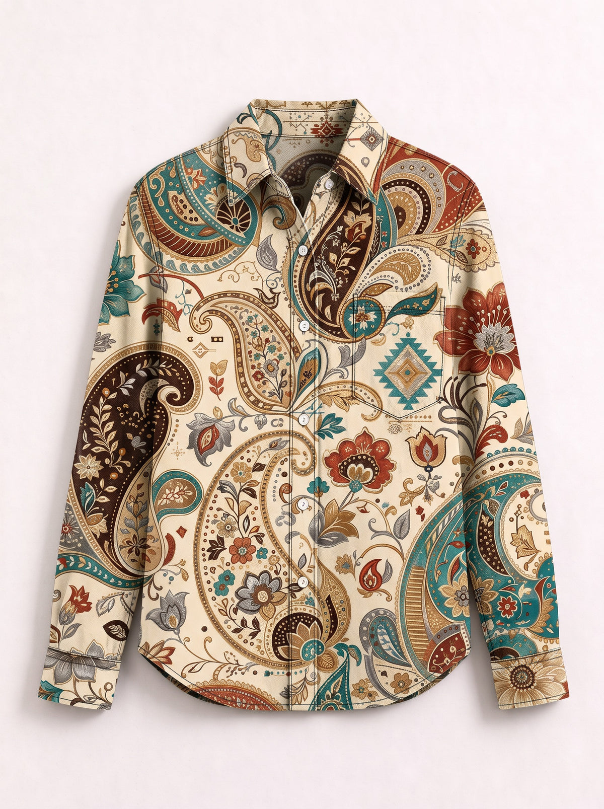 Desert Dreamweaver Long Sleeve Denim Shirt