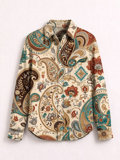 Desert Dreamweaver Long Sleeve Denim Shirt