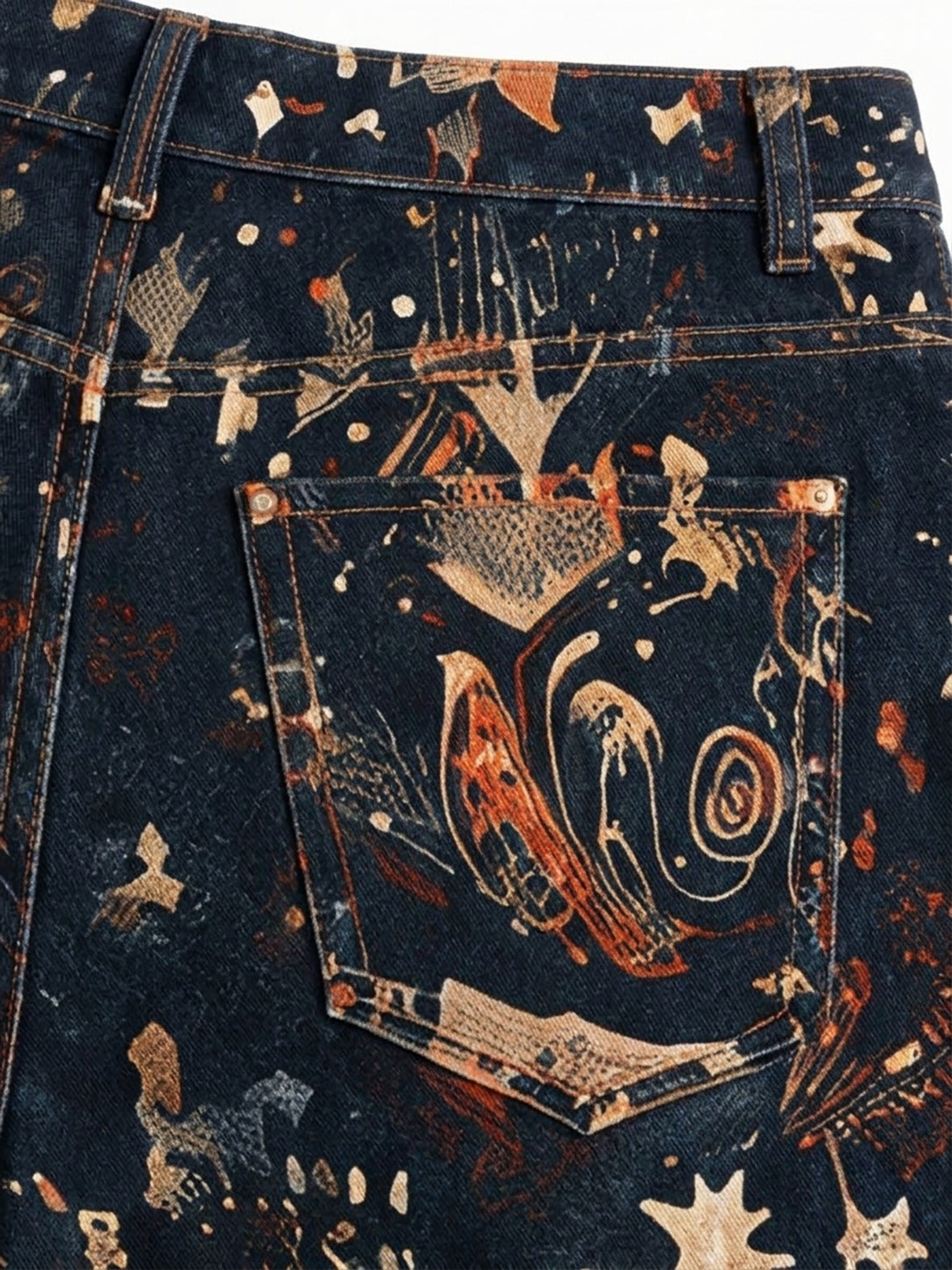 Midnight Canyon Paisley Bootcut Jeans