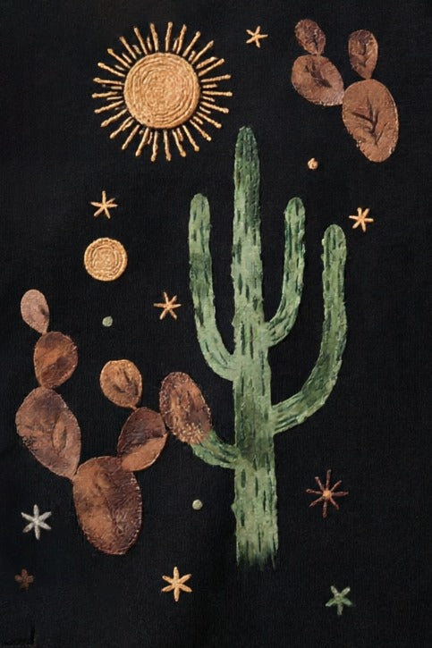 Prairie Daisy Trail Long Sleeve Denim Shirt