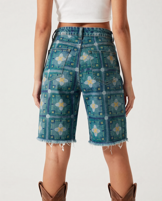 Sage Spur RB-BOT08 – Back View – Riley – Teal Wash
