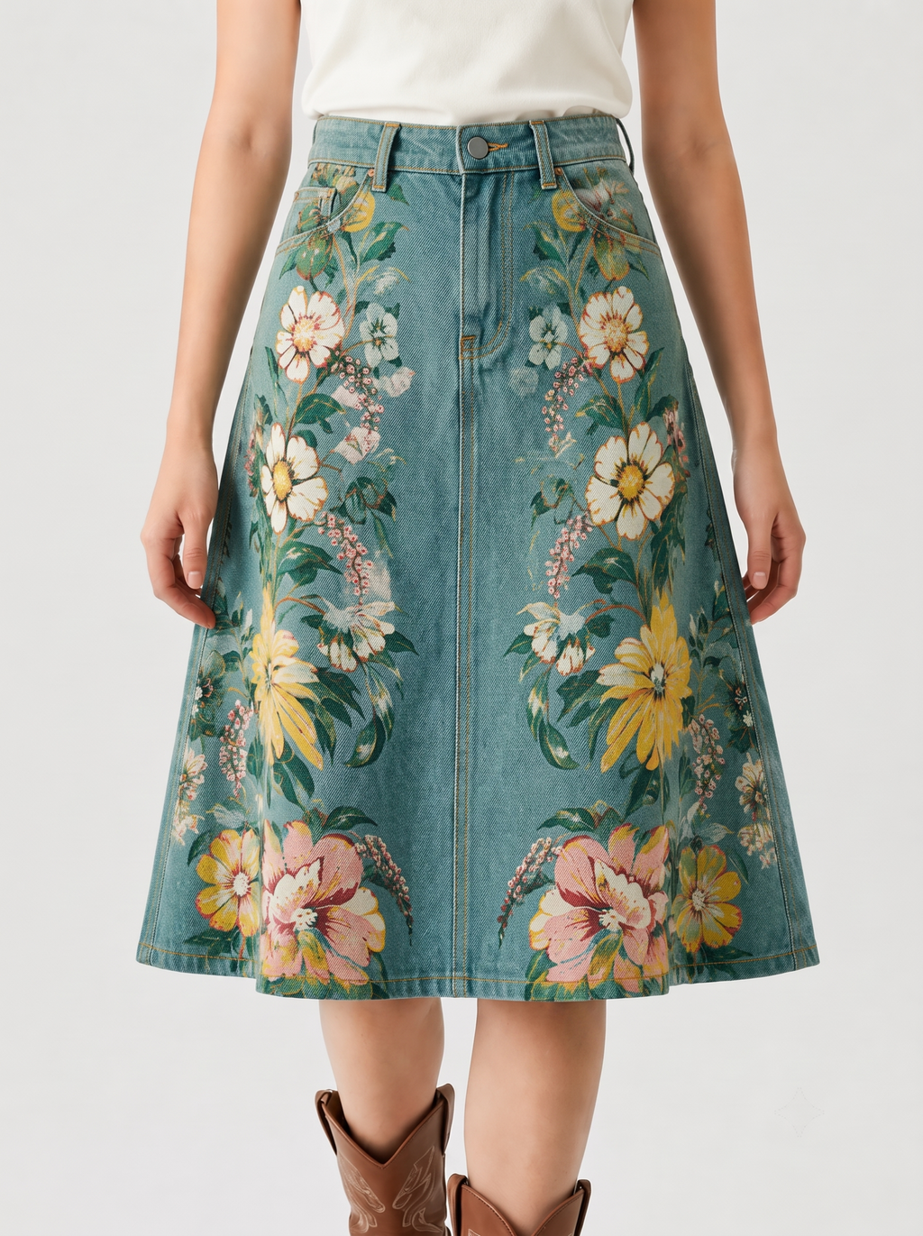 Prairie Spur RB-SKT03 – Front View – Riley – light blue wash