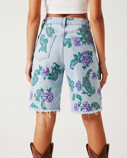 Paisley Prairie RB-BOT08 – Back View – Riley – Light Wash