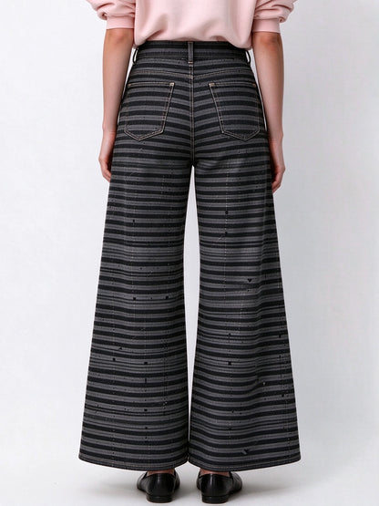 Midnight Trail Wide-Leg Jeans