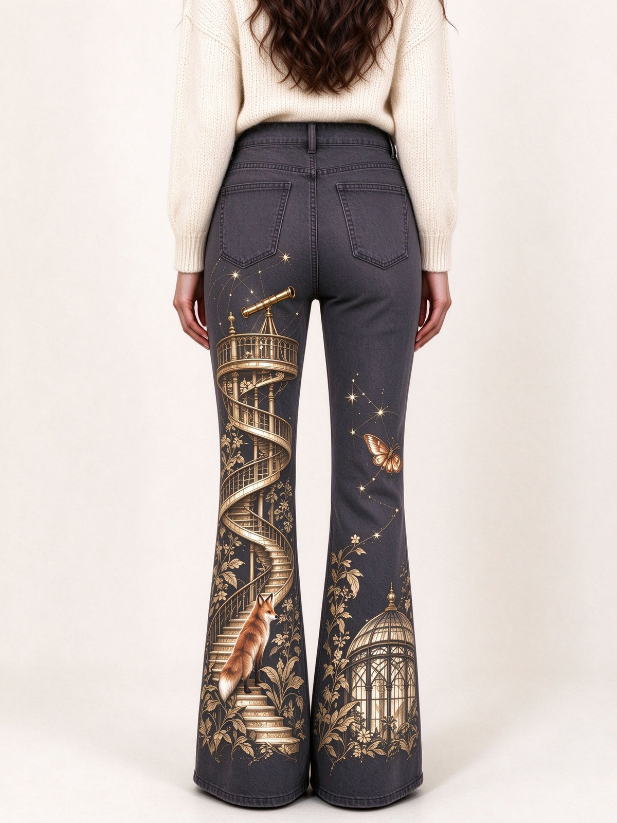 Midnight Frontier Flare Jeans