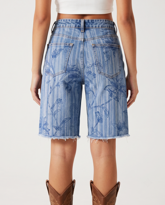Desert Bloom Light RB-BOT08 – Back View – Riley – Light Wash