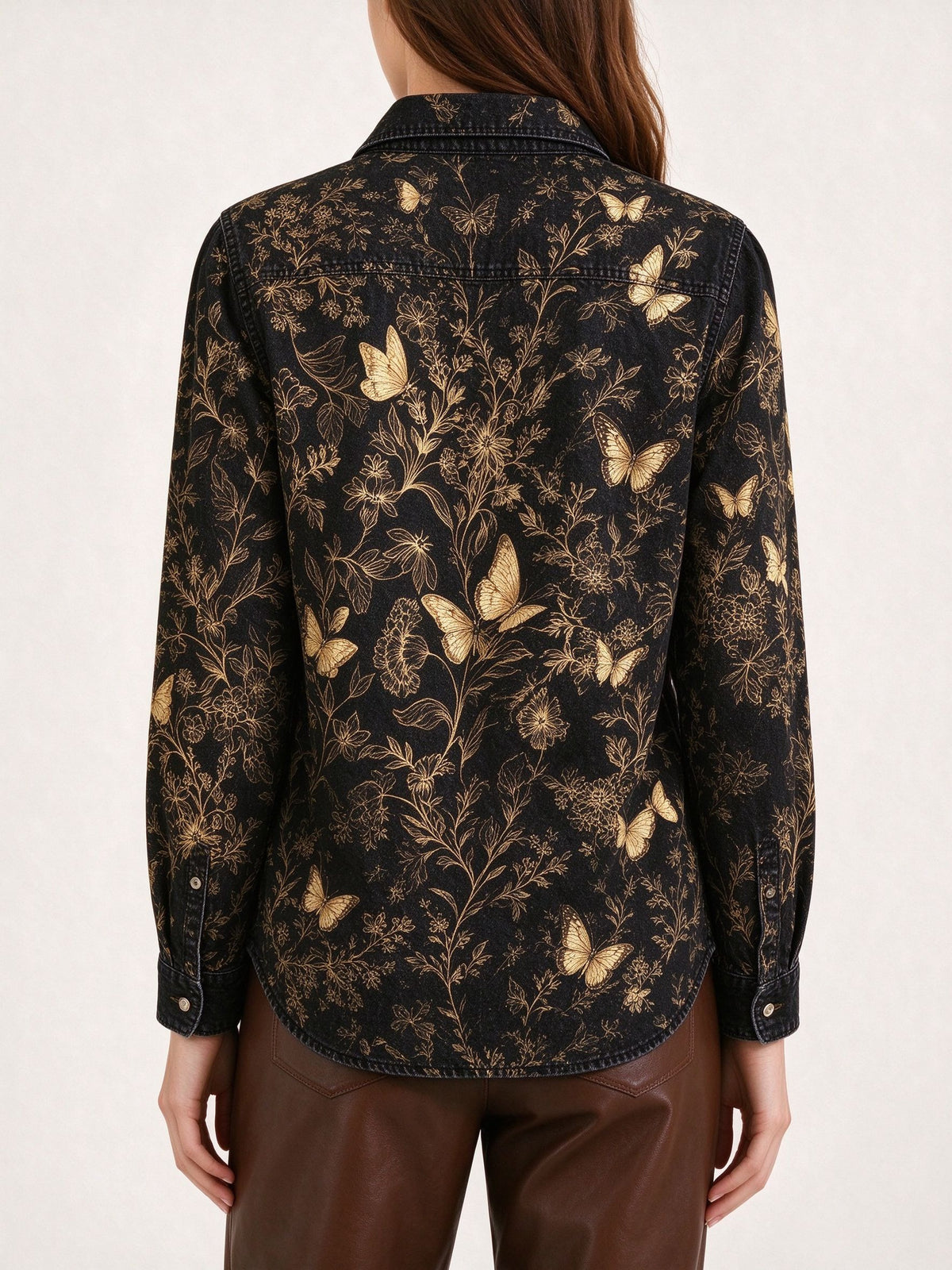 Golden Prairie Long Sleeve Denim Shirt