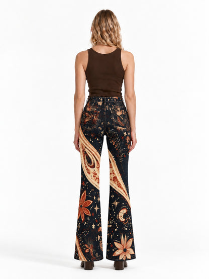 Midnight Canyon Paisley Bootcut Jeans