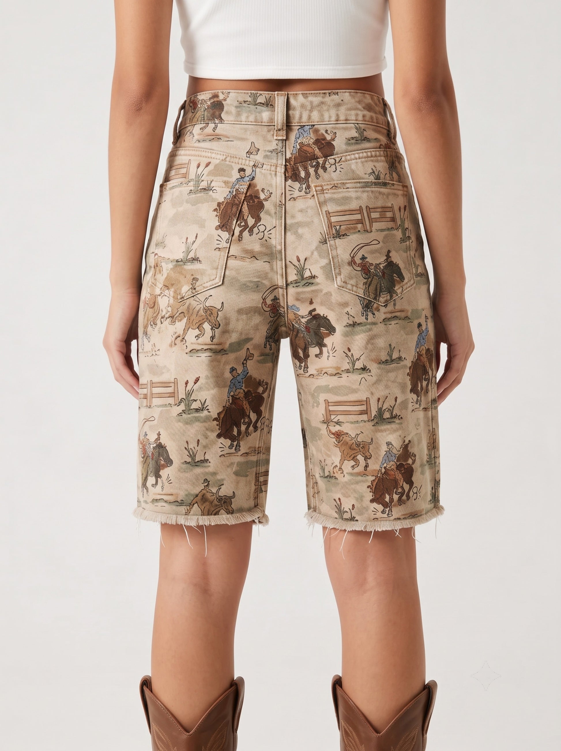 Rodeo Rambler RB-BOT08 – Back View – Riley – beige