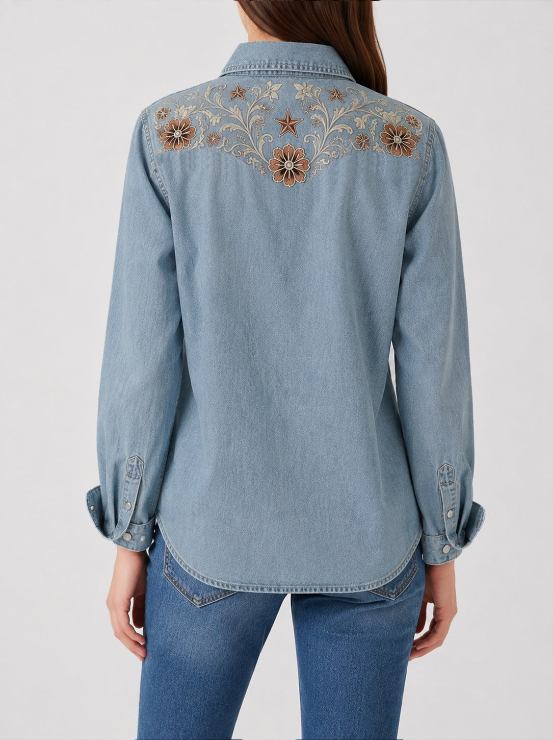 Prairie Starlight RB-TOP16 – Back View – Riley – Light Blue