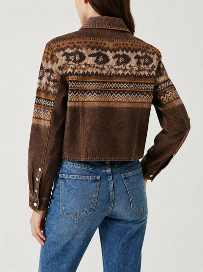 Desert Mirage Brown RB-JKT01 – Back View – Riley – brown