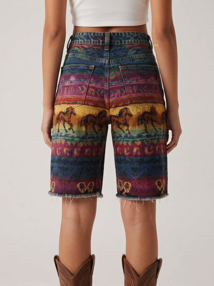 Horse Herd Riders RB-BOT08 – Back View – Riley – navy, maroon