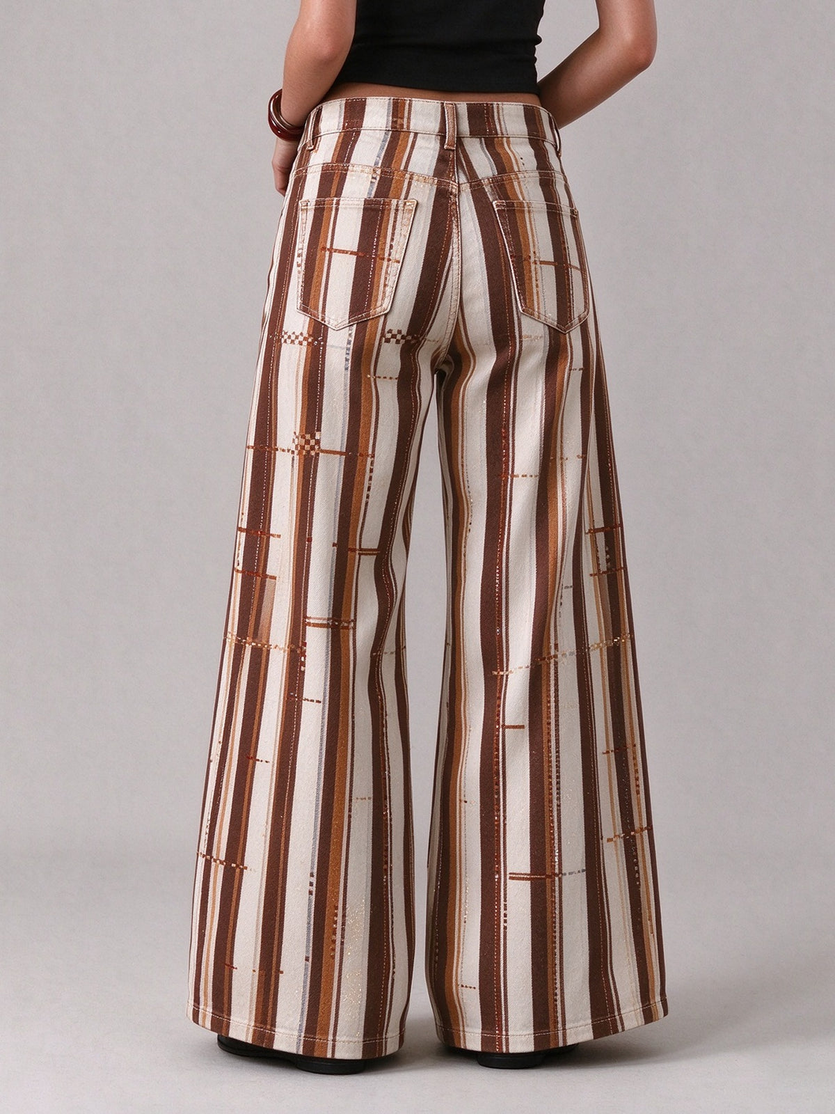 Prairie Serape Wide-Leg Jeans