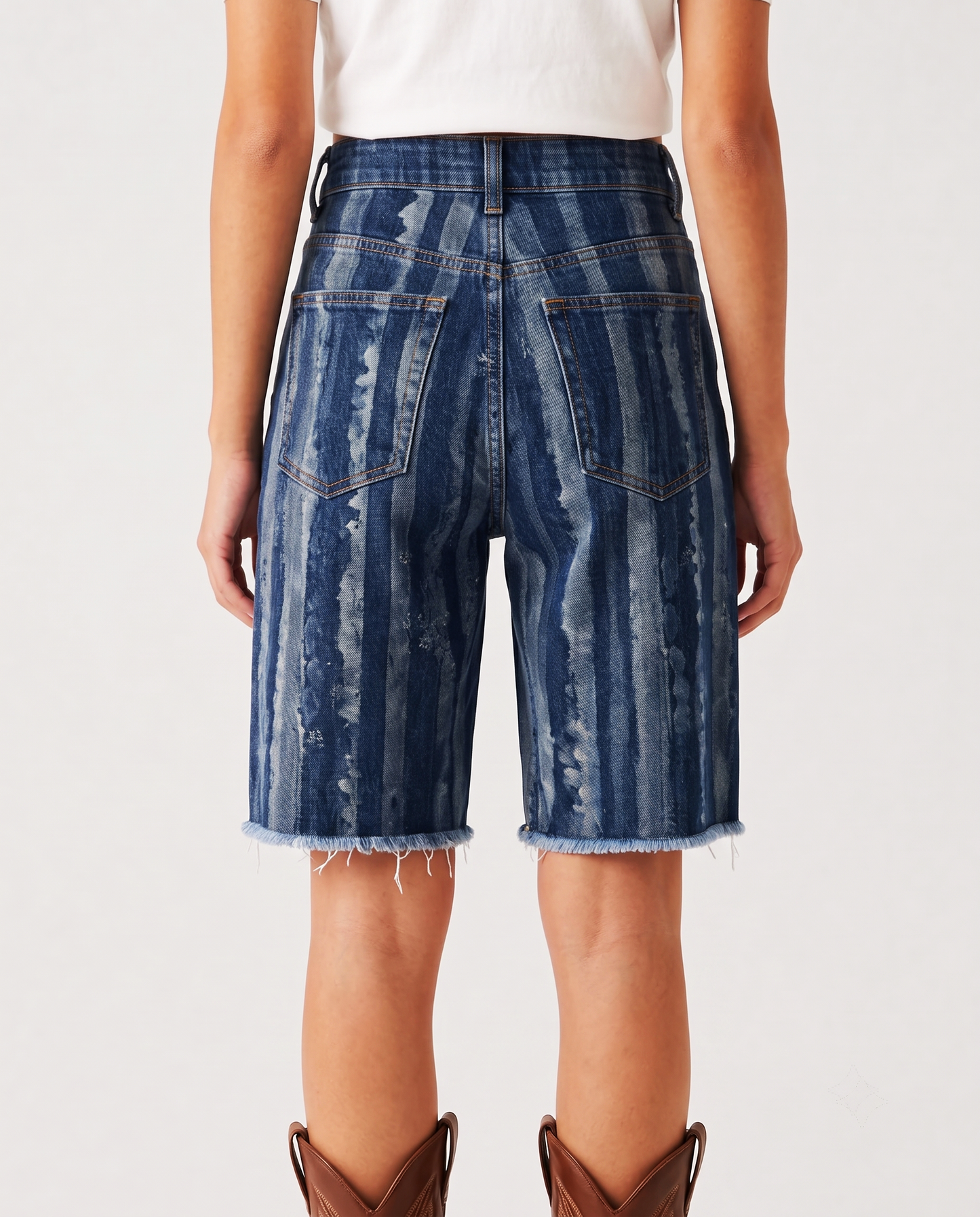 Desert Stripe RB-BOT08 – Back View – Riley – Medium Blue