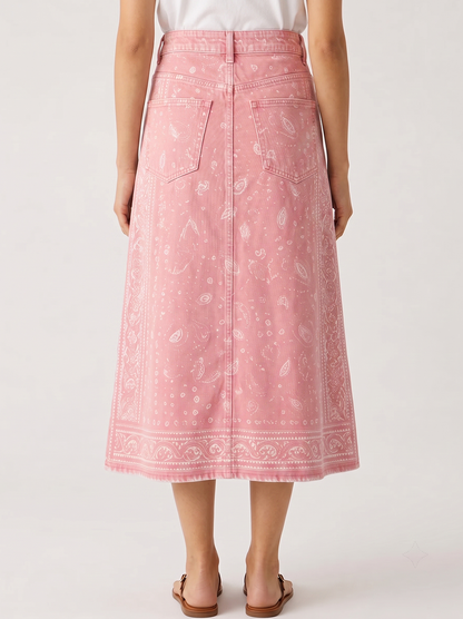 Pink Sage Mirage RB-SKT10 – Back View – Jessie – pink