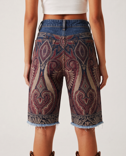 Desert Paisley RB-BOT08 – Back View – Riley – Dark Indigo