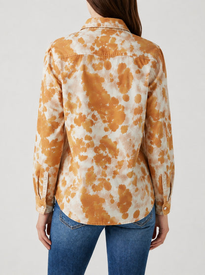Sunset Prairie Orange RB-TOP16 – Back View – Riley – orange, cream