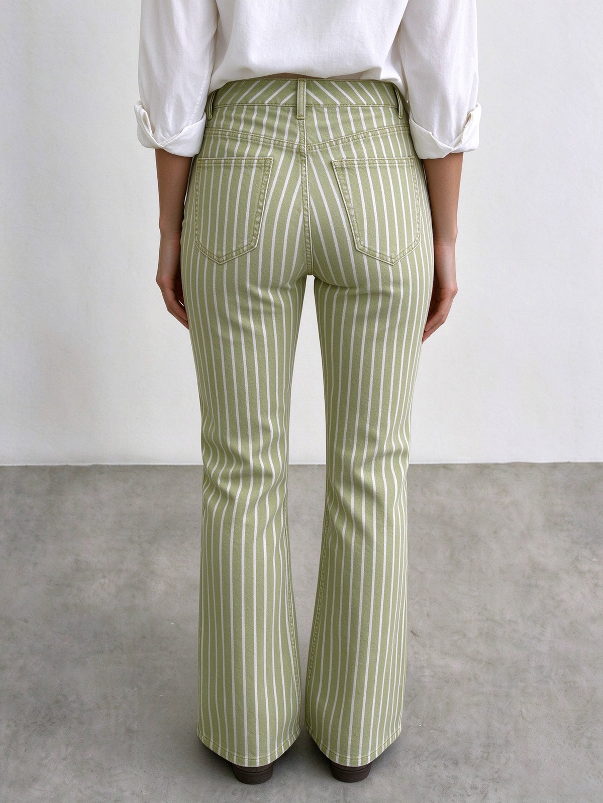 Sagebrush Pinstripe Bootcut Jeans