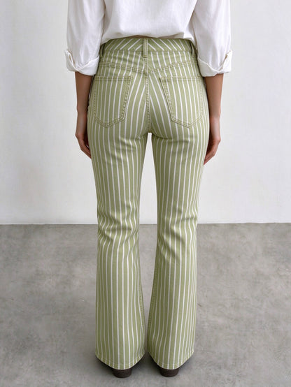 Sagebrush Pinstripe Bootcut Jeans