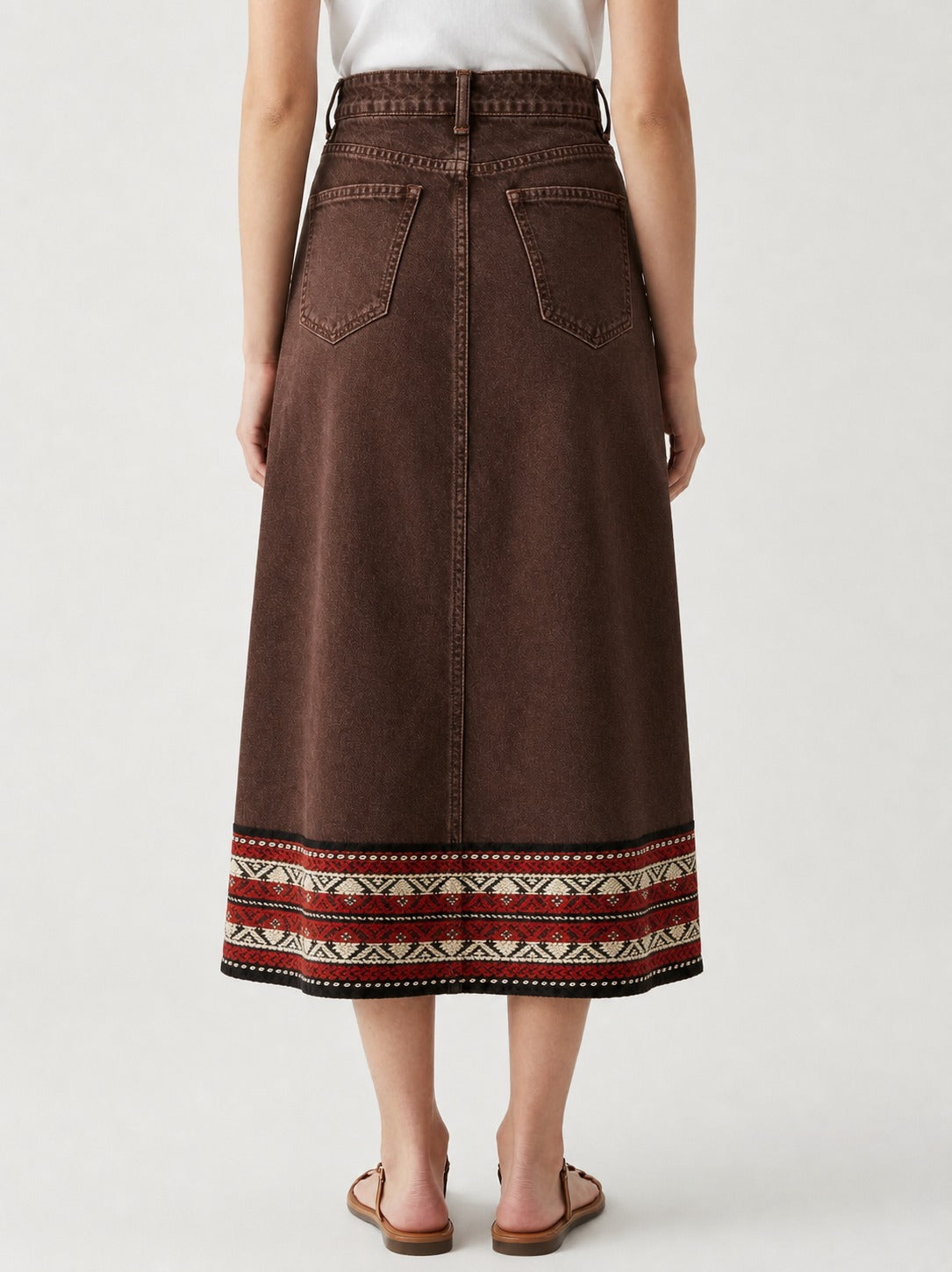 Desert Mirage Brown RB-SKT10 – Back View – Riley – brown