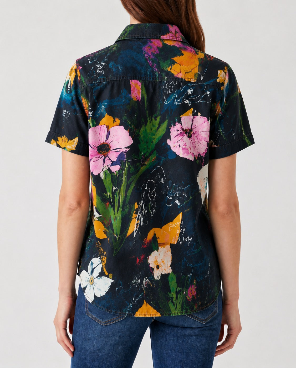Cactus Mirage Navy RB-TOP15 – Back View – Riley – navy