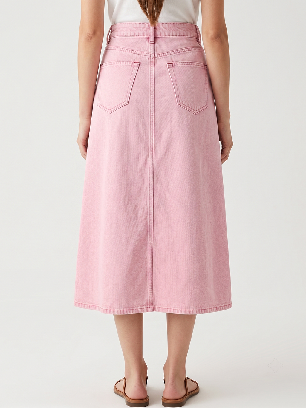 Pink Dust Trail RB-SKT10 – Back View – Jessie – pink