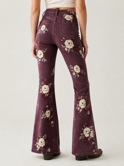 Prairie Bloom RB-BOT04 – Back View – Riley – Denim