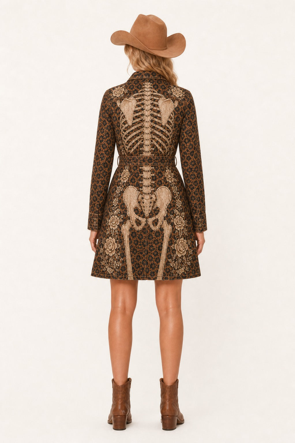 Bone & Bloom RB-DRS12 – Back View – Riley – brown