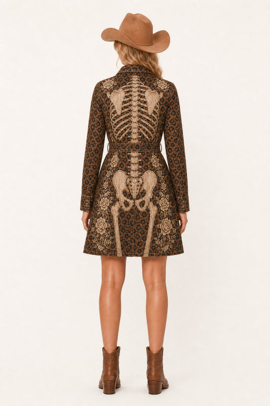Bone & Bloom RB-DRS12 – Back View – Riley – brown