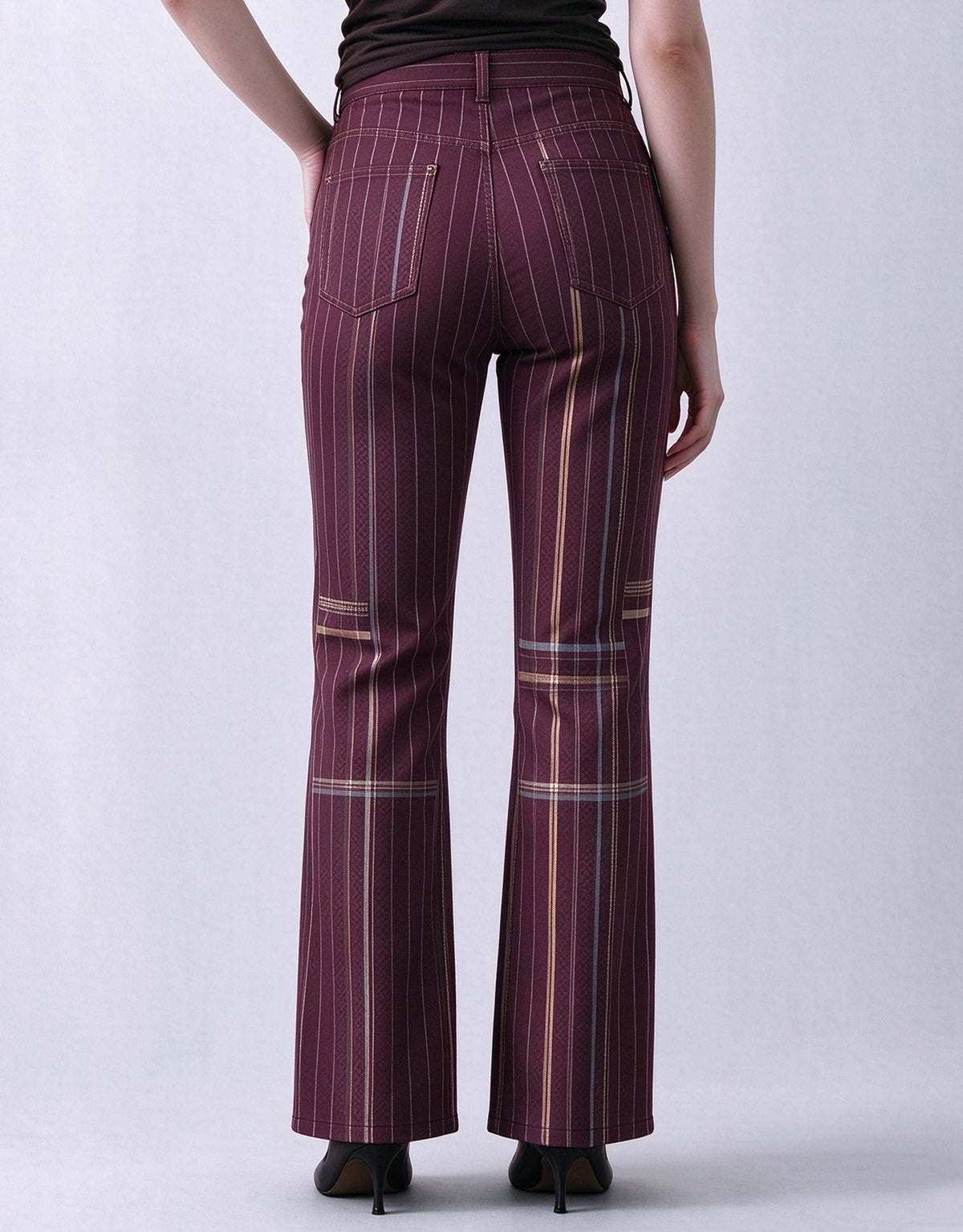 Saloon Rail Stripe Bootcut Jeans