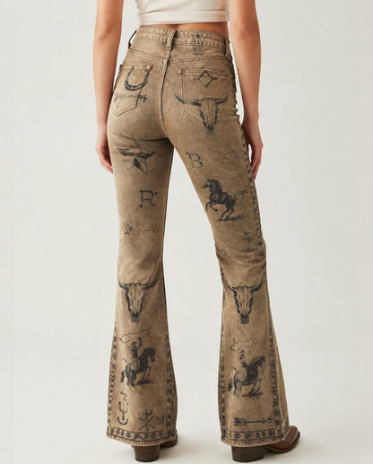 Desert Mirage Tan RB-BOT04 – Back View – Riley – tan