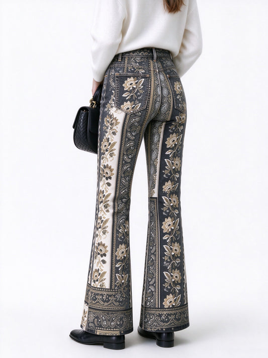 Frontier Bloom Flare Jeans
