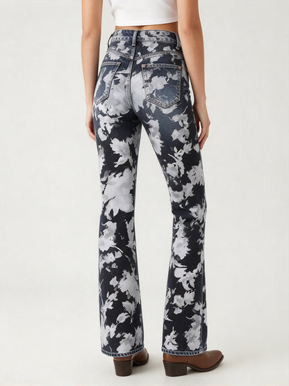 Midnight Prairie Blossom Bootcut Jeans