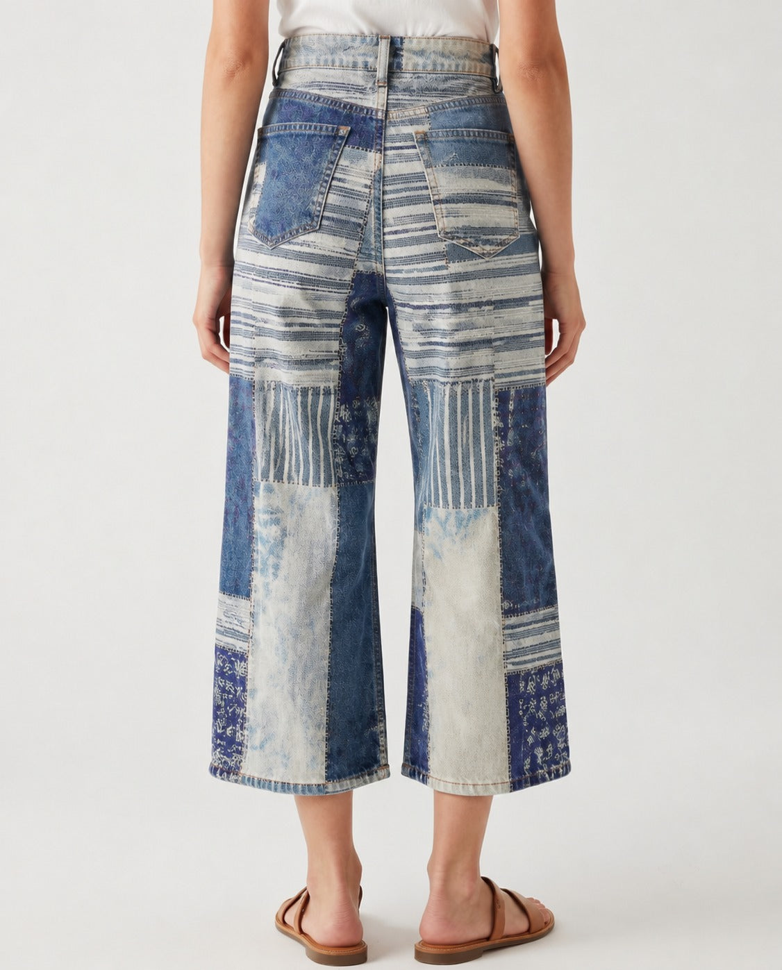 Rustler's Patchwork RB-BOT24 – Back View – Riley – Blue