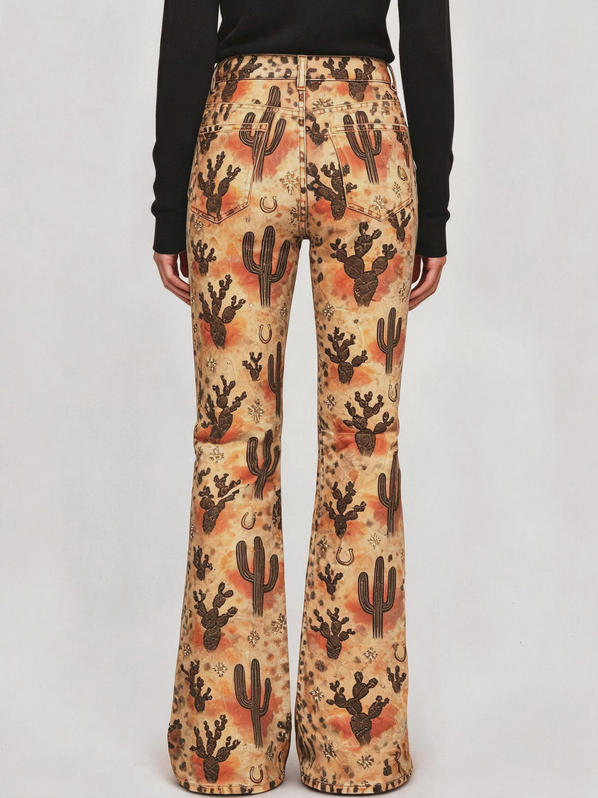 Desert Horseshoe Ranch Flare Jeans