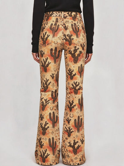 Desert Horseshoe Ranch Flare Jeans