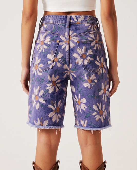 Daisy Desert Purple RB-BOT08 – Back View – Riley – Purple Wash