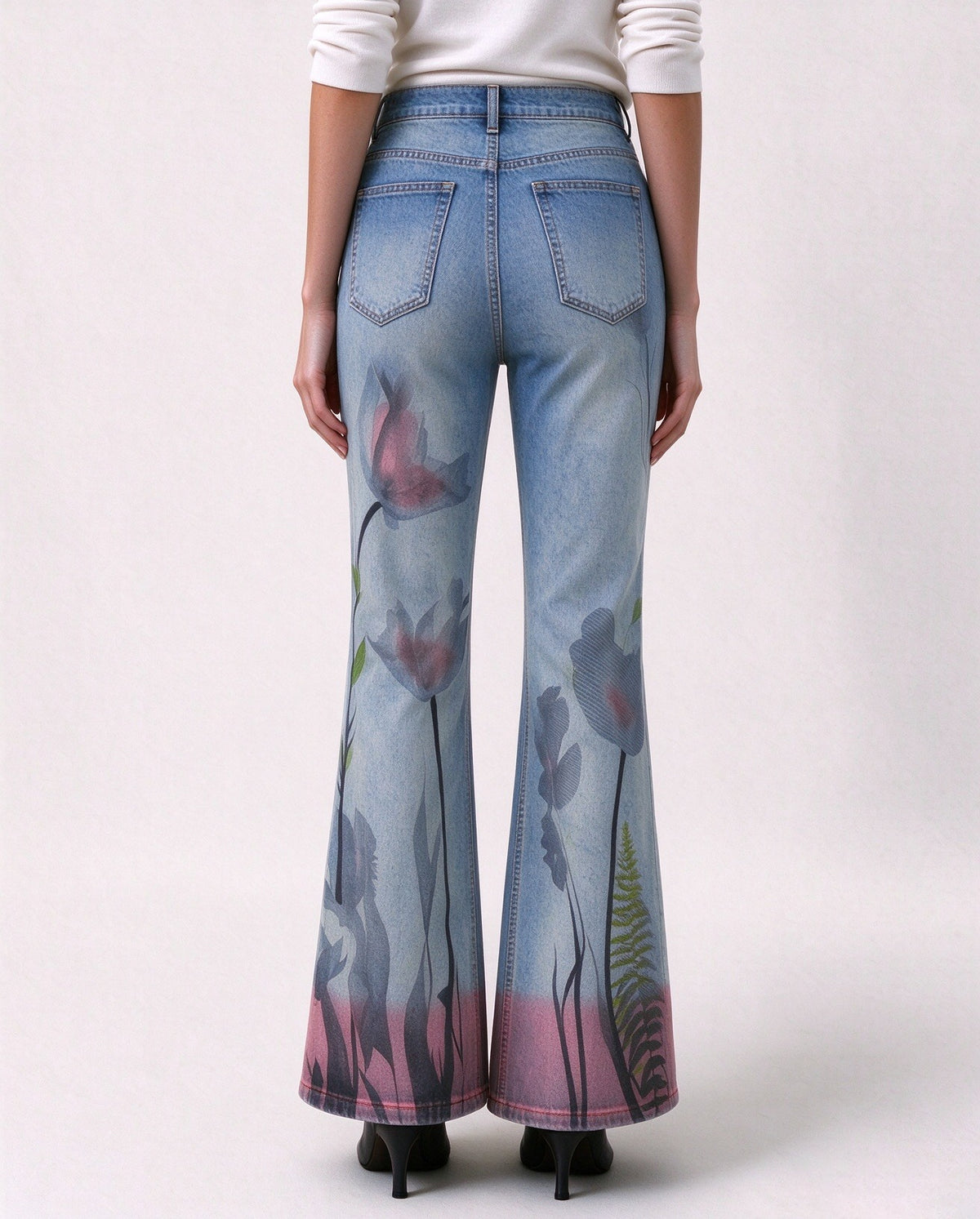 Desert Bloom Trail Flare Jeans