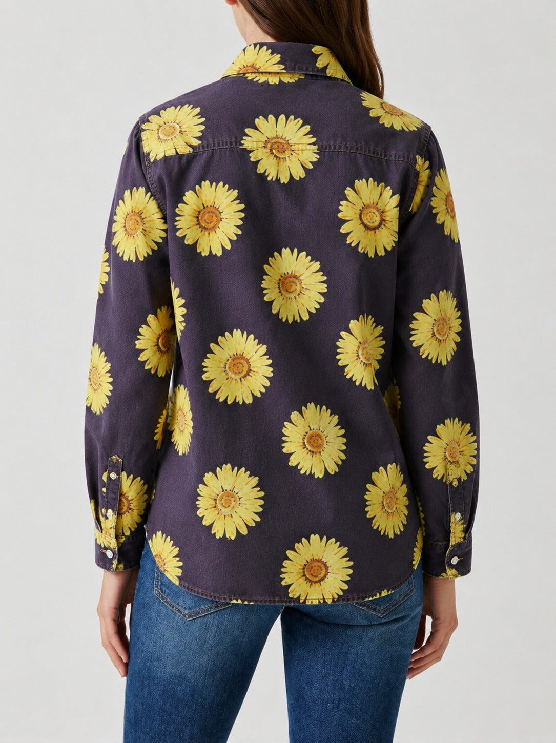 Sunset Prairie Navy RB-TOP16 – Back View – Riley – navy