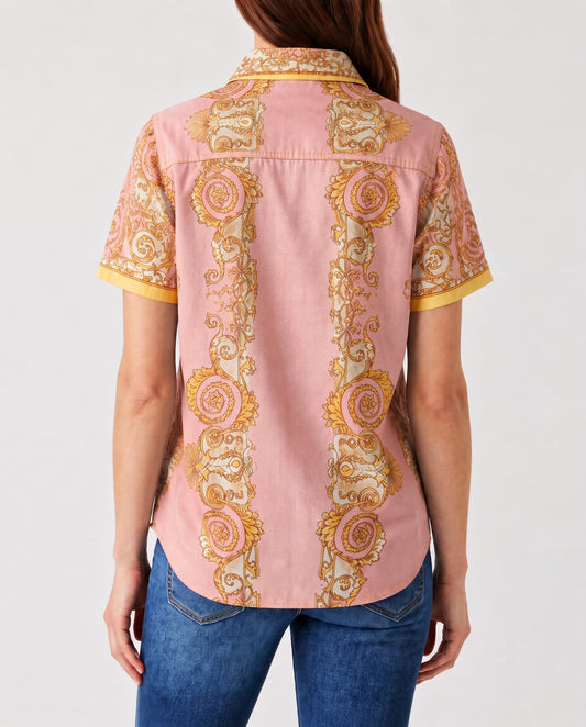 Sunset Serenade Pink RB-TOP15 – Back View – Riley – pink