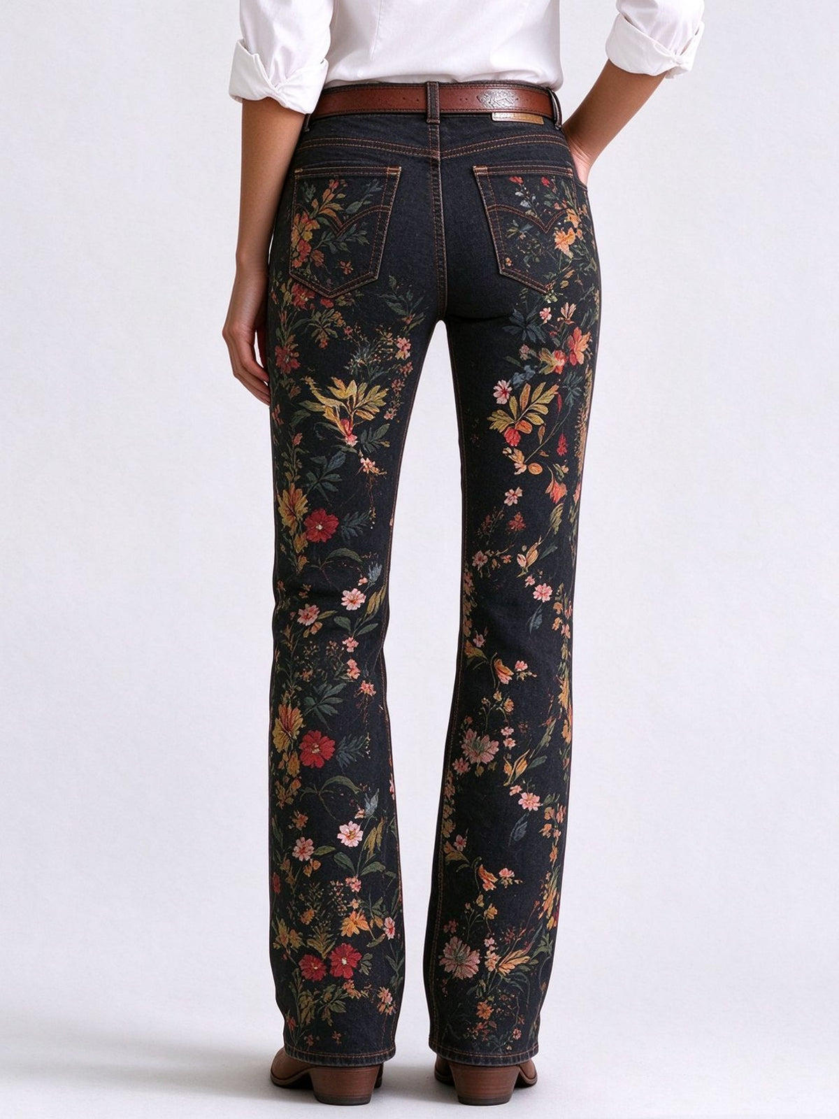 Ridge Midnight Low-Rise Bootcut Jeans