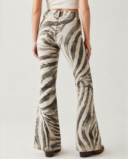 Zebra Ridge RB-BOT04 – Back View – Riley – beige, black