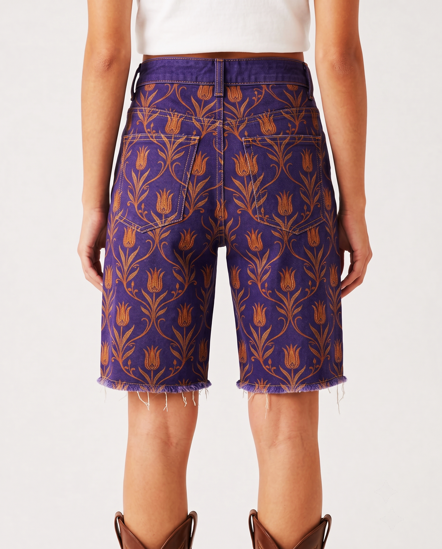 Tulip Trail RB-BOT08 – Back View – Riley – Dark Purple